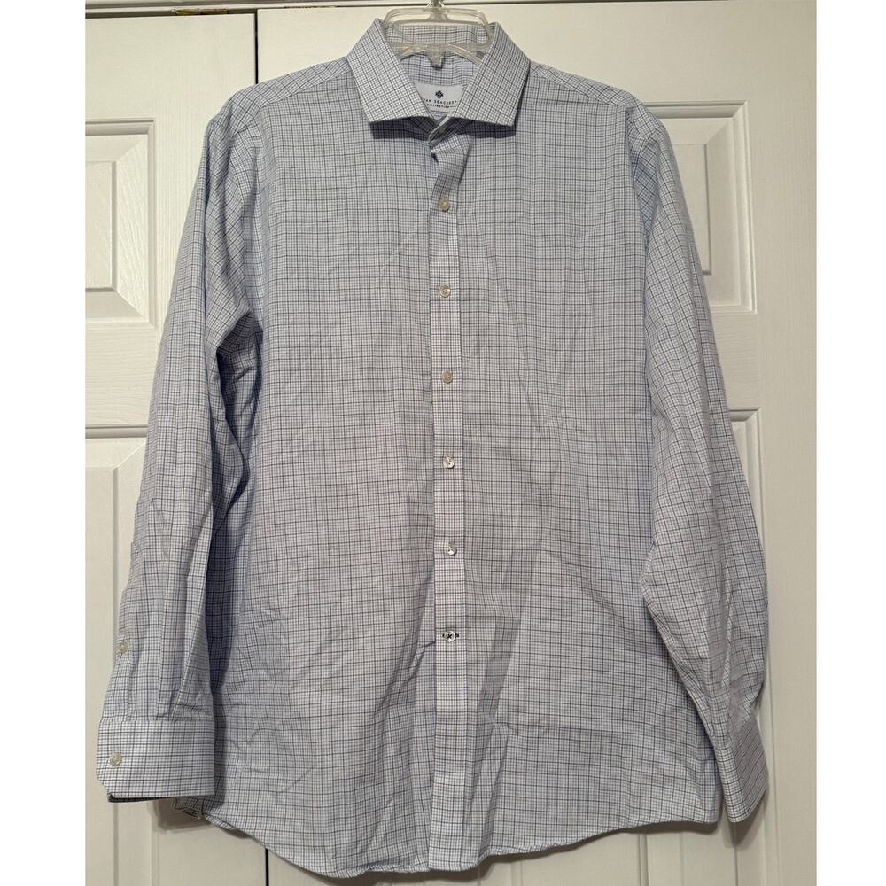 Men's Ryan Seacrest Button Front Slim Fit Dress Shirt